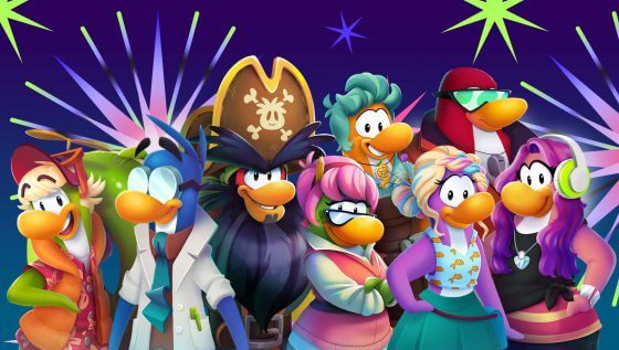 CP Island: Mascots Planning for a New Year – Club Penguin Mountains
