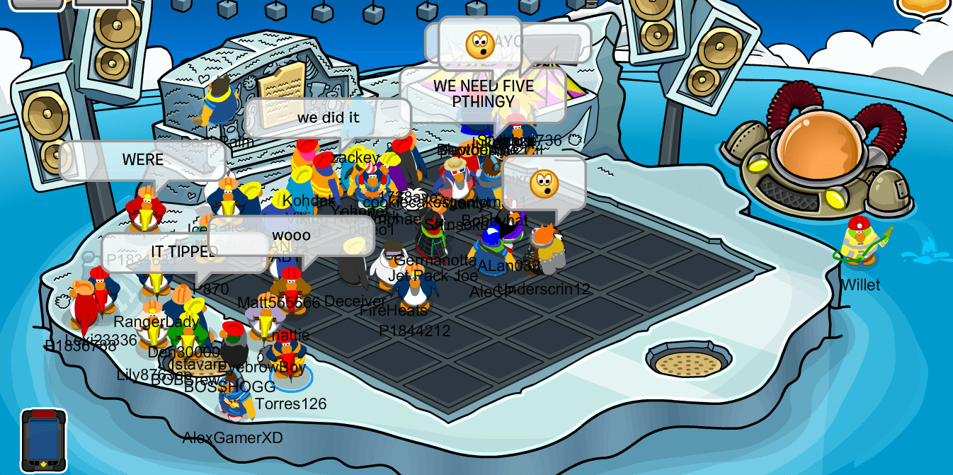 CP Rewritten: Tipped Iceberg & Concert Hall Bug – Club Penguin Mountains