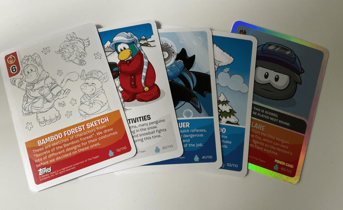 Club Penguin Card-Jitsu Trading Card Game Fire Series 3 Booster