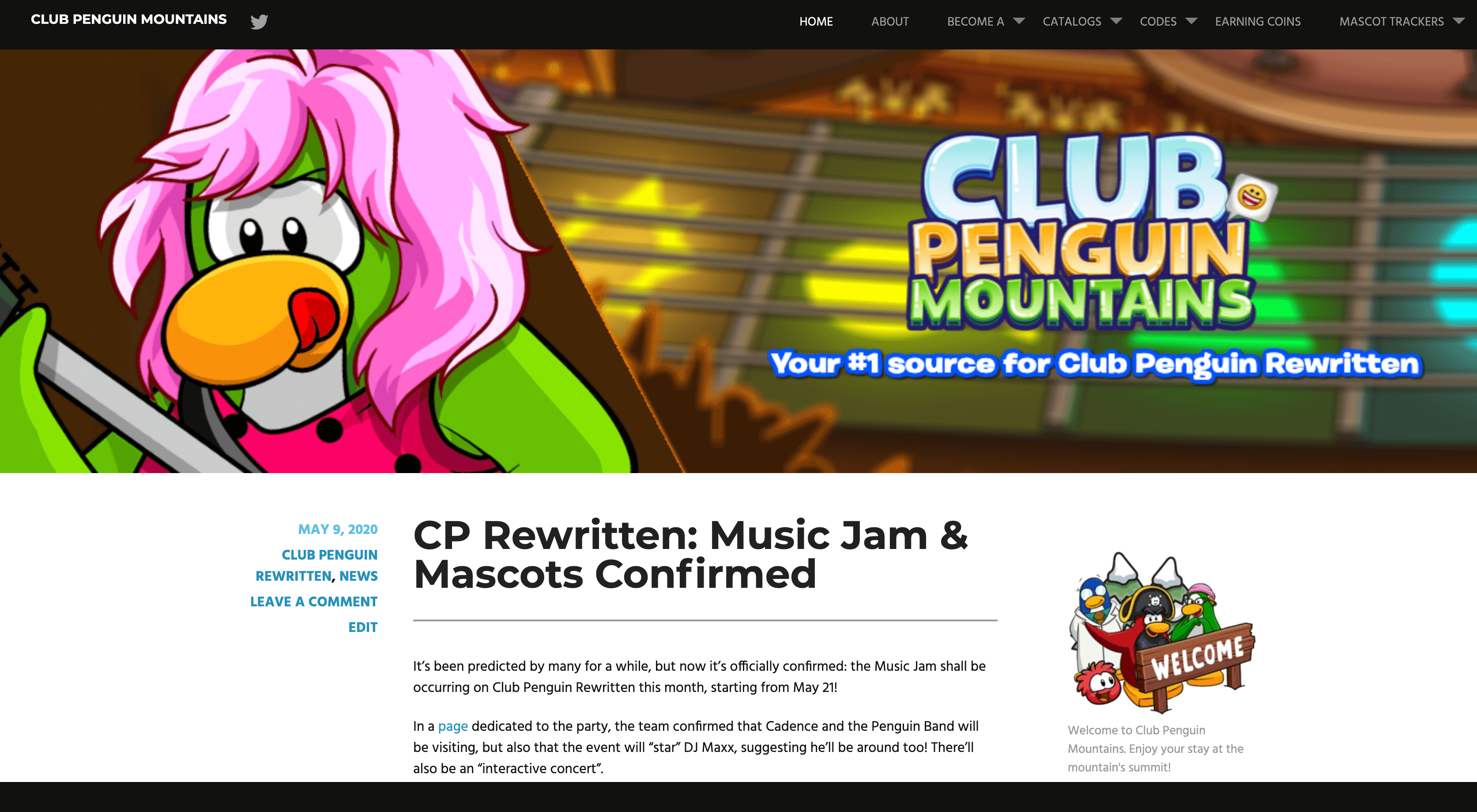Club Penguin Mountains – Your #1 source for Club Penguin, with news,  guides, cheats, mascot trackers & more!